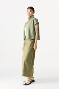 Stand Collar Magyar Top