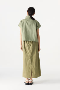 Stand Collar Magyar Top