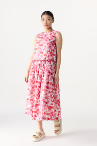 Printed Boxy Top