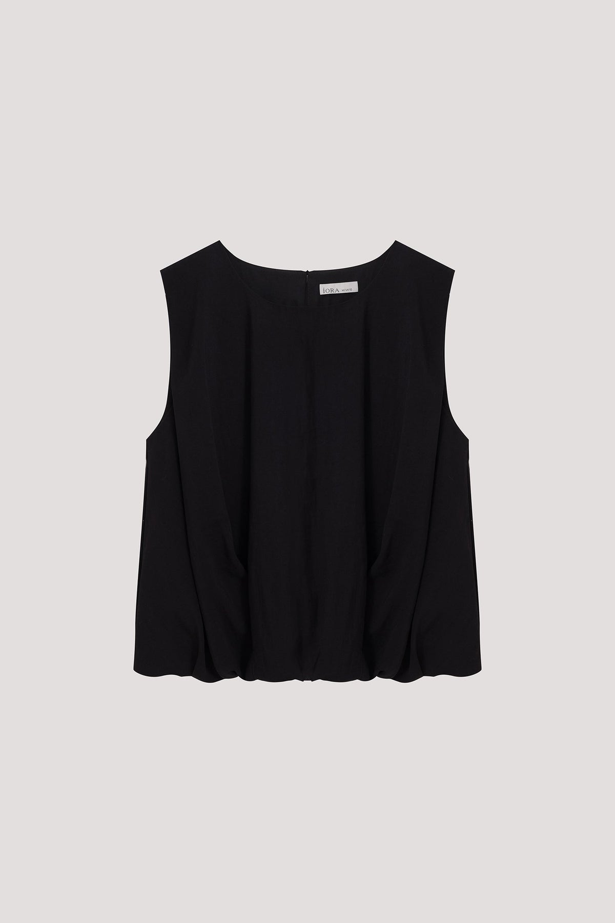 Sleeveless Pleated Top