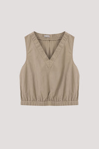Elasticated Ruched Tank Top