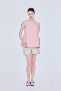 Ruffled Straps Tank Top