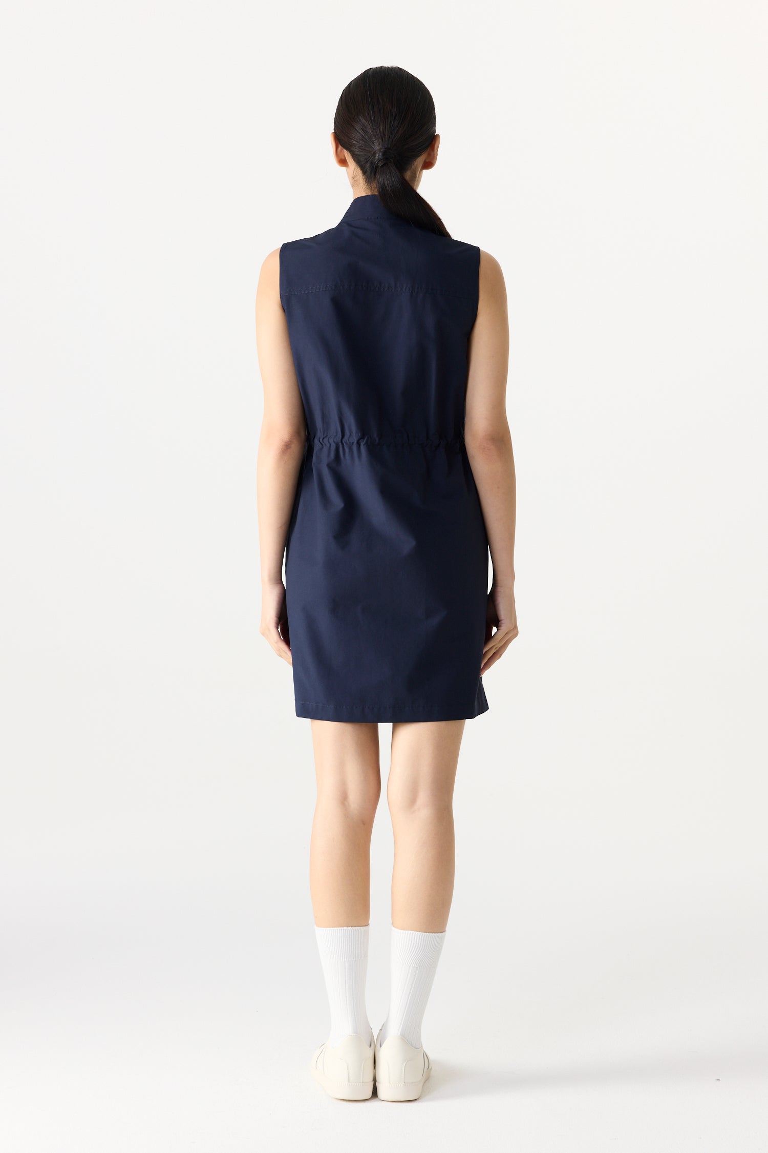 High Neck Cargo Dress