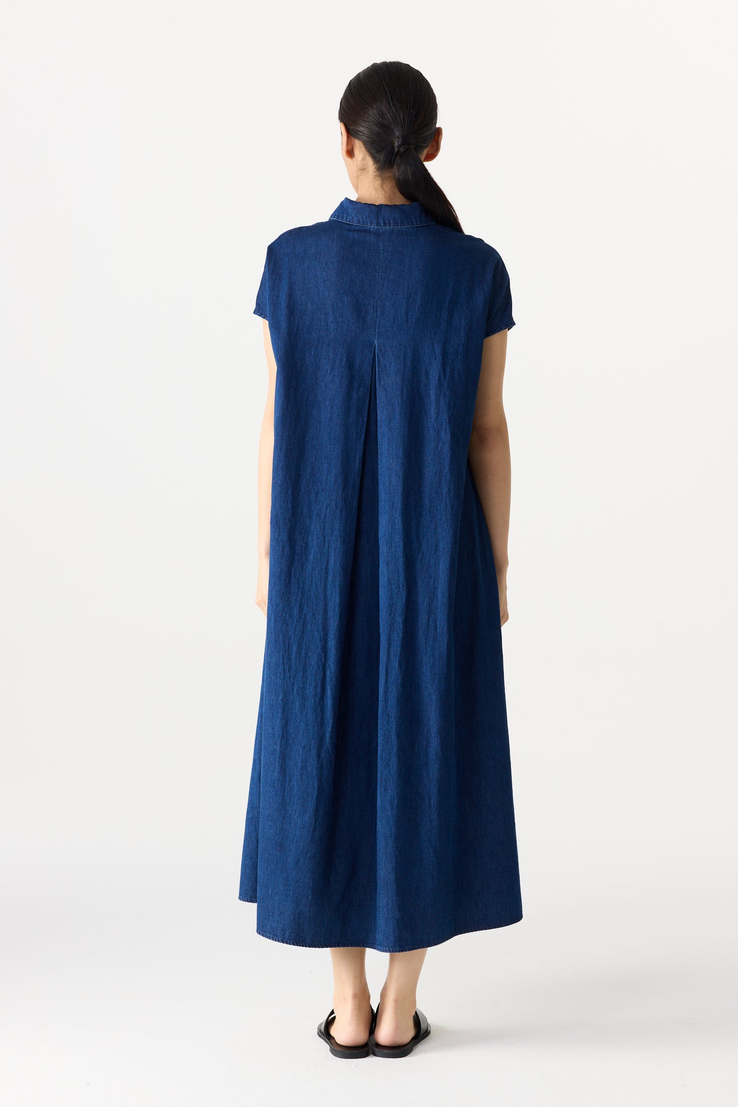 Relaxed Tunic Denim Dress