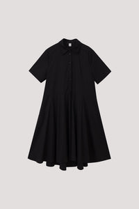 Pleated Shirt Dress