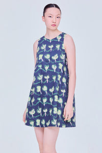 Printed Mini Shift Dress