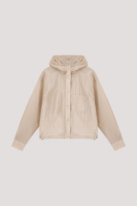 Lightweight Drawstring Hooded Top