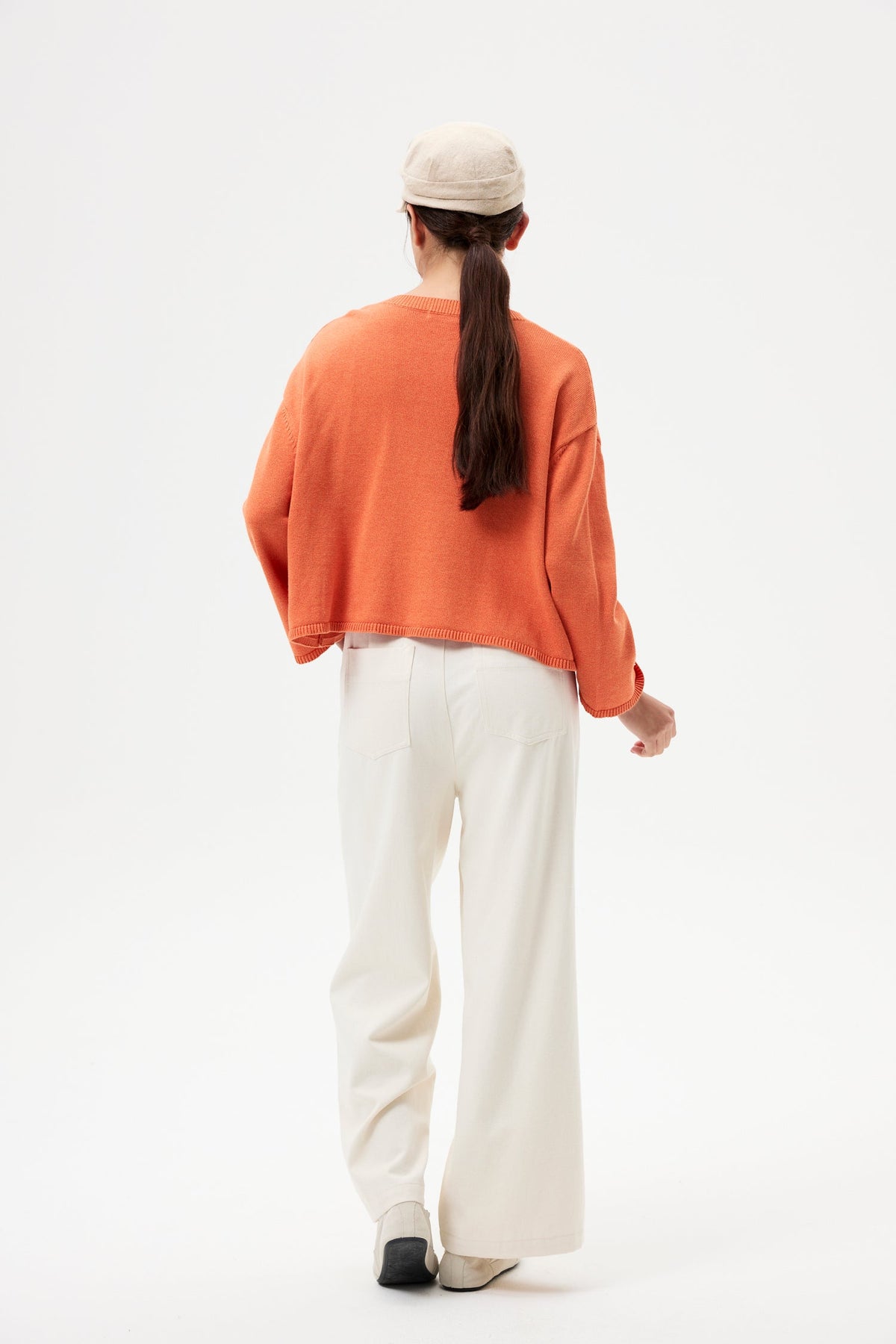 Oversized Flare Knit Top