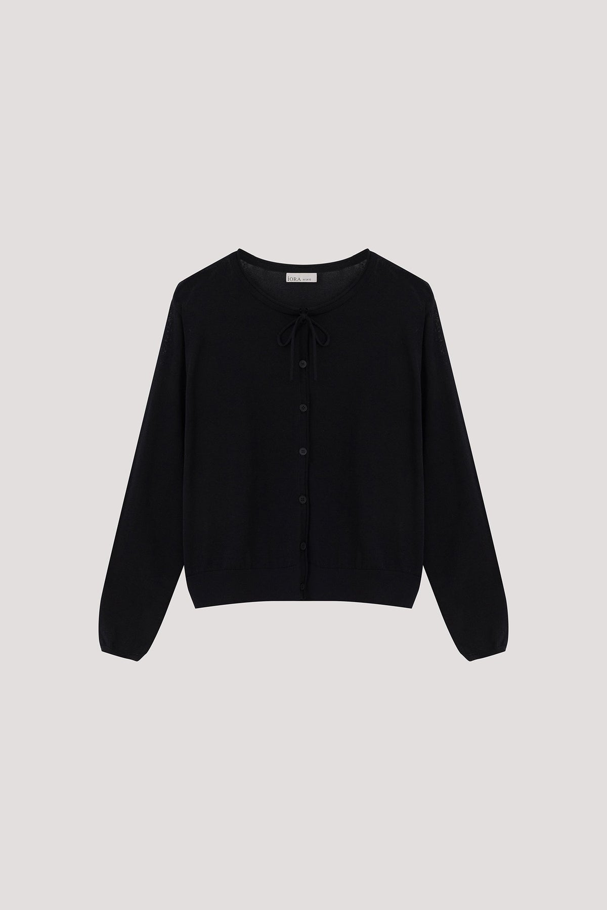 Buttoned Long-Sleeves Knit Cardigan