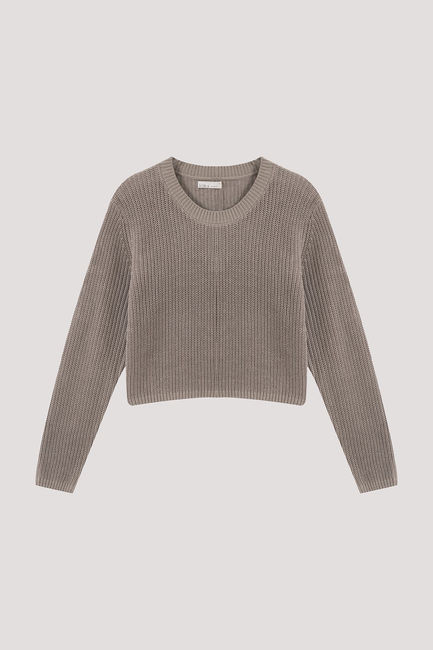 Crop Textured Knit Top