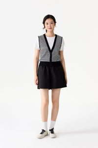 Faux Layered Two-Piece Top