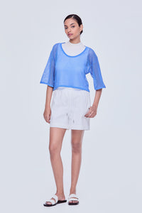 Net Knit Outer Top