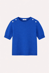 Folded Cuff Knit Top