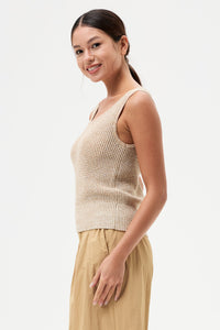 Textured Knit Tank Top
