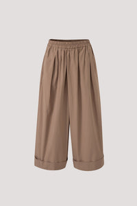 Pleated Wide-Leg Trousers