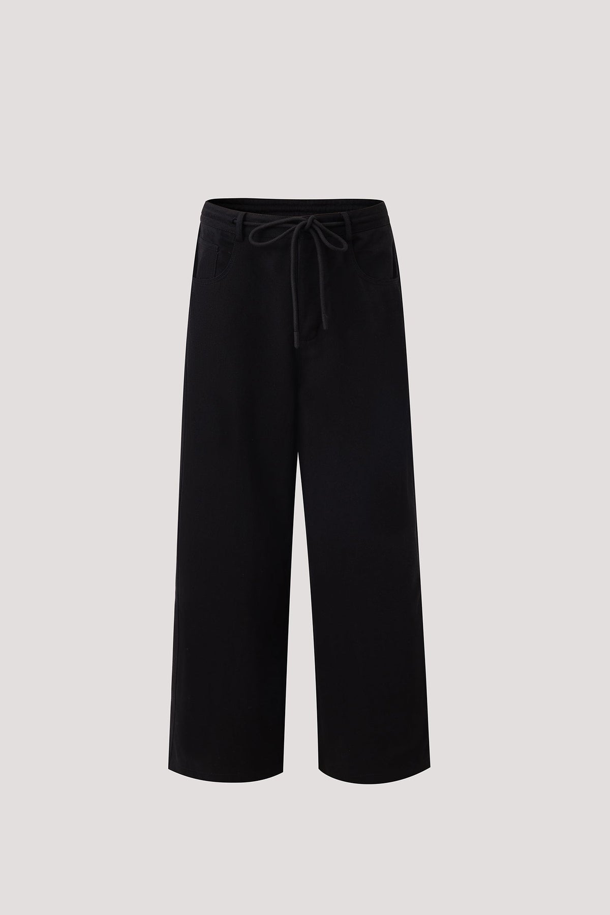 Drawstring Straight Pants