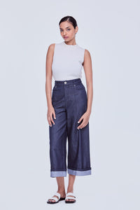 Contrast Cuffs Trousers