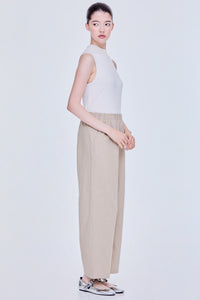 Basic Elasticated Straight Pants