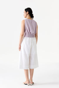 Tie-Up Pleated Pants