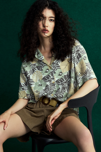 Belted Elasticated Shorts