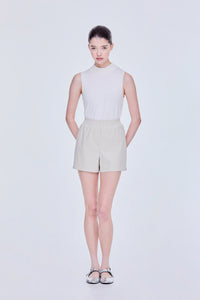 Elasticated Side Slit Shorts
