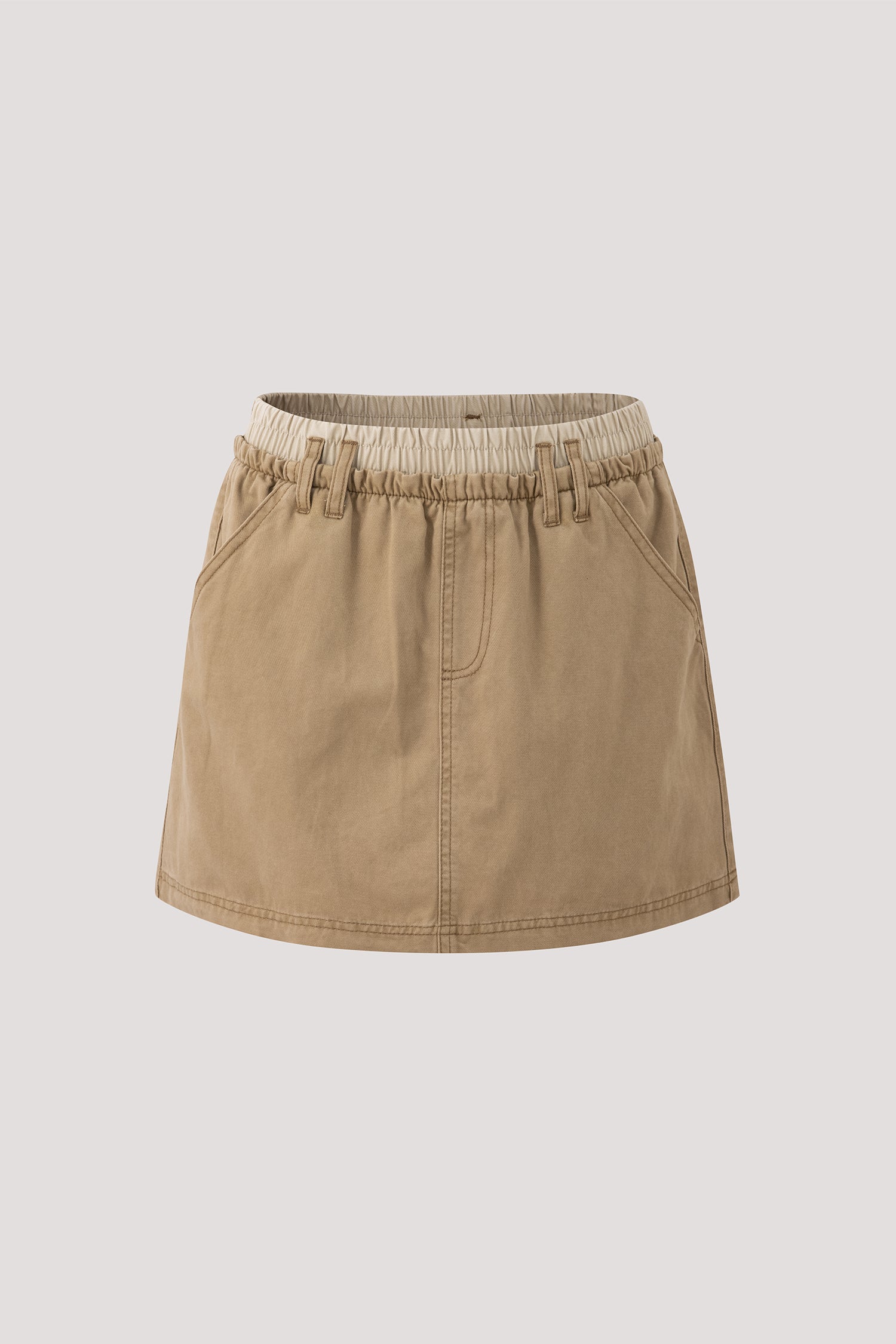 Contrast Waistband Skorts