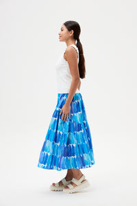 Printed Arc Skirt