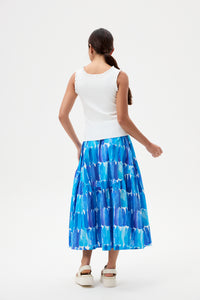 Printed Arc Skirt
