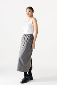 Drawstring Straight Skirt