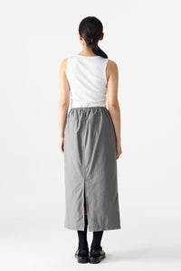 Drawstring Straight Skirt