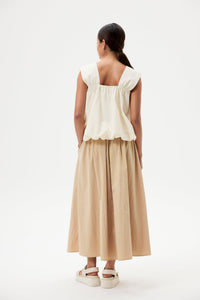 Elasticated A-Line Flare Skirt