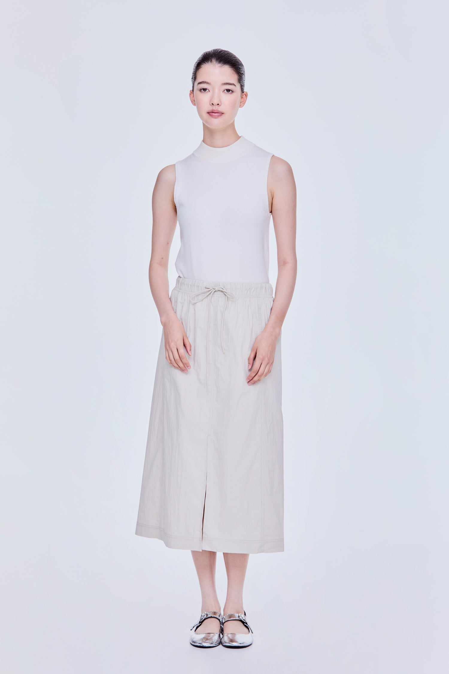 Panelled Cargo Skirt