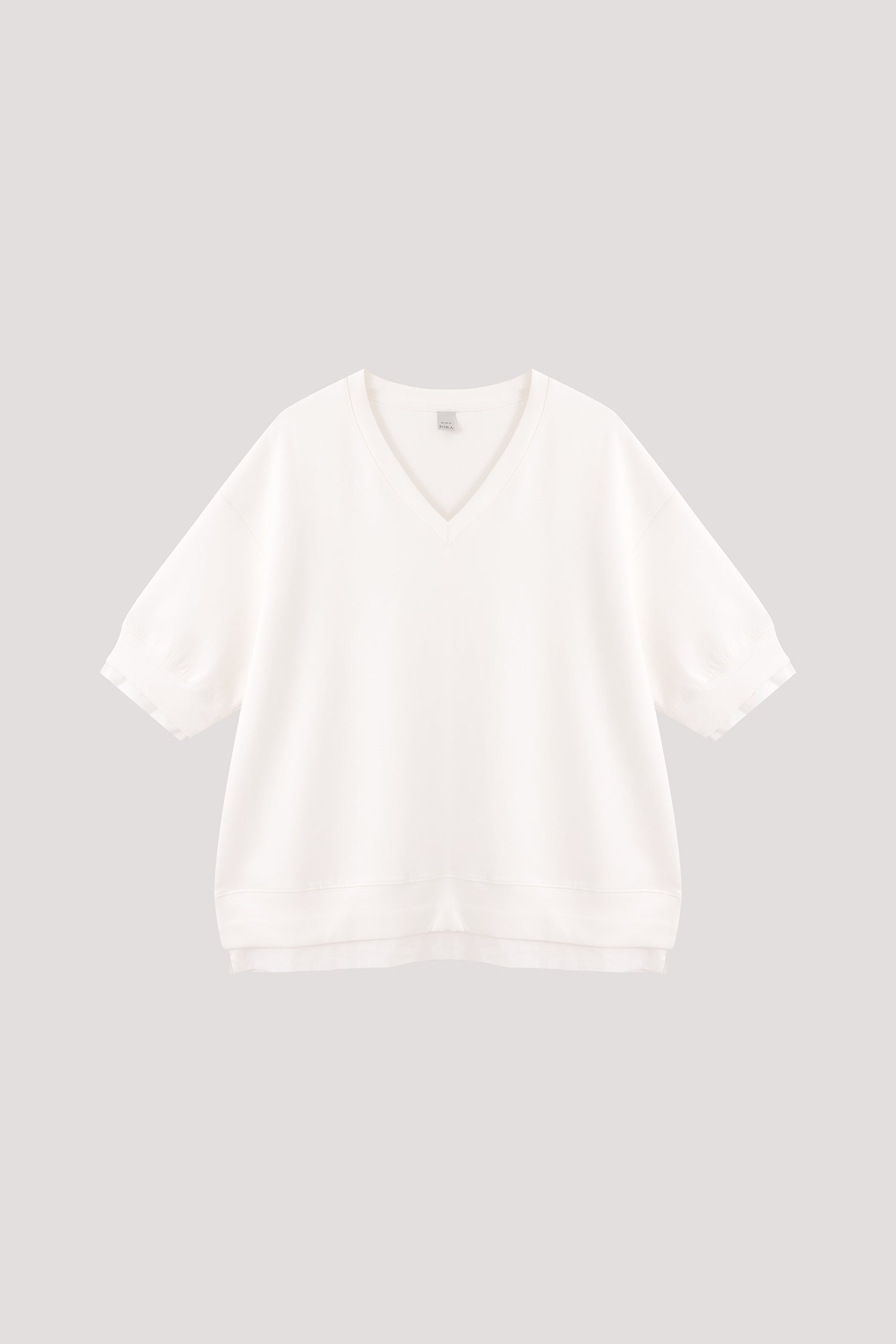 Contrast Layered V-Neck Tee