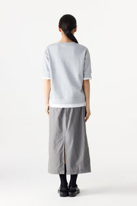 Contrast Layered V-Neck Tee