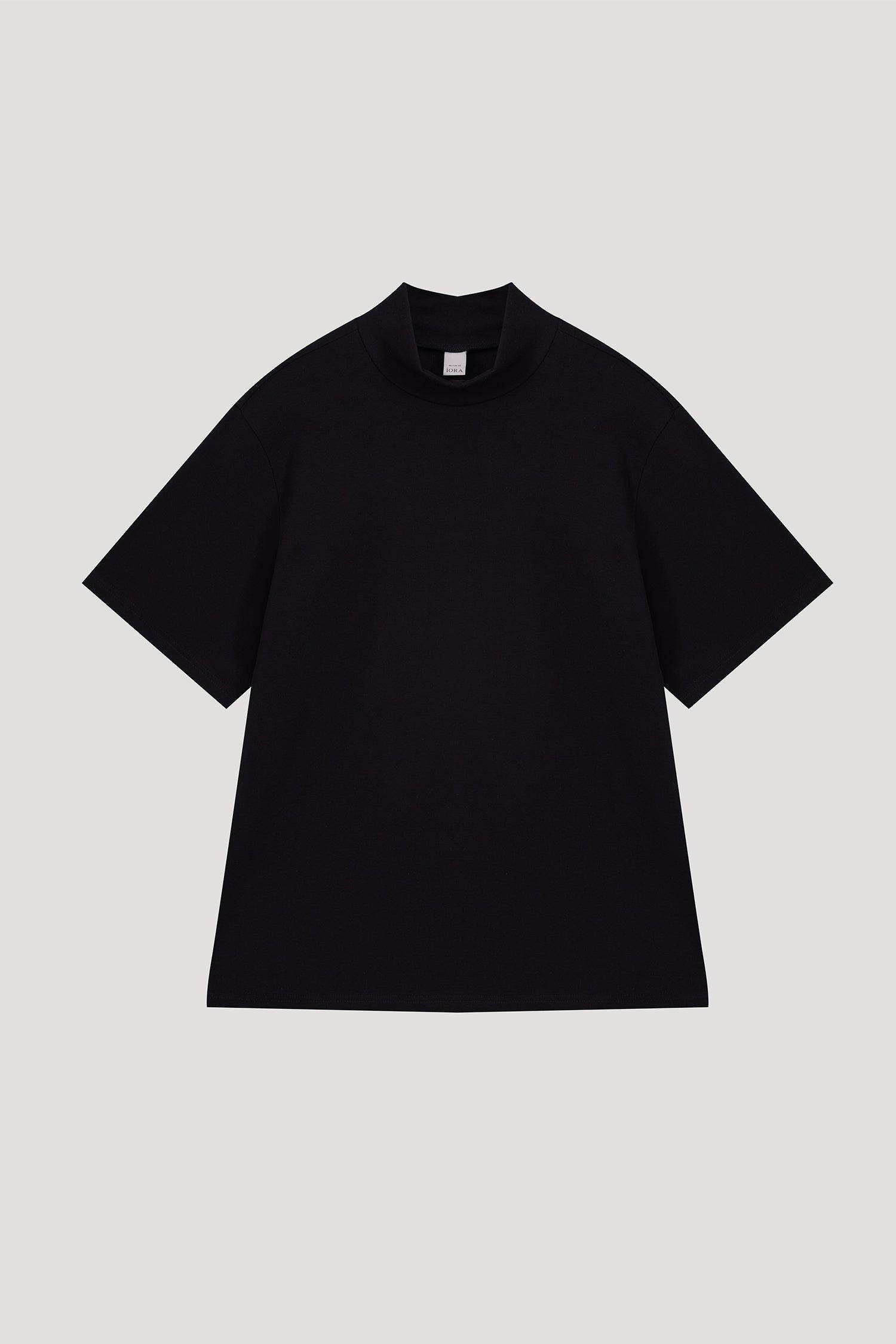 Relaxed High Neck Top