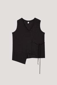 Side Self-Tie Tee Blouse