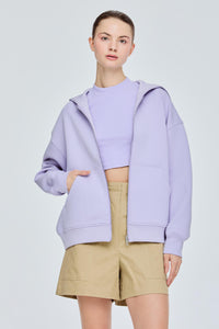 Oversized Neoprene Hoodie