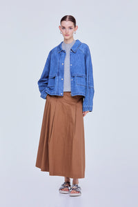 Raglan Denim Outer Shirt