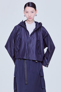 Hooded Relaxed Windbreak Jacket