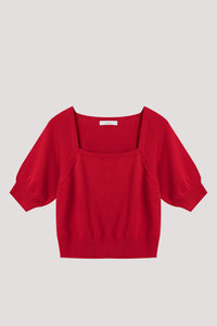 Knitted Raglan Blouse