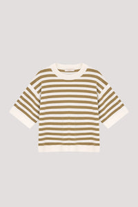 Relaxed Stripes Knit Top