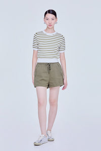 Classic Crew Neck Knit Top