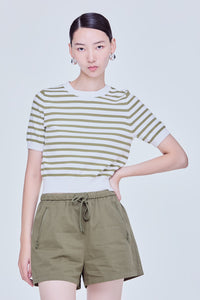 Classic Crew Neck Knit Top