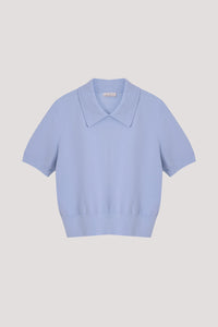 Collared Knitted Top