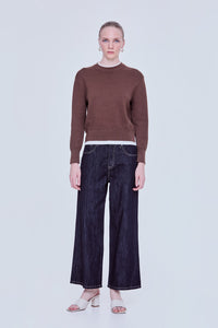 Contrast Trim Sweater