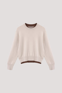 Contrast Trim Sweater