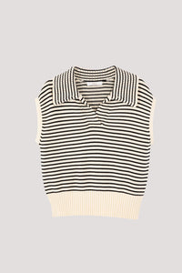 Collared Knit Top