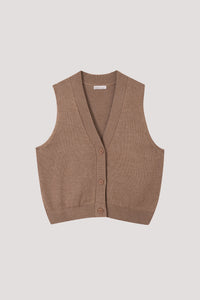 Sleeveless Buttondown Vest