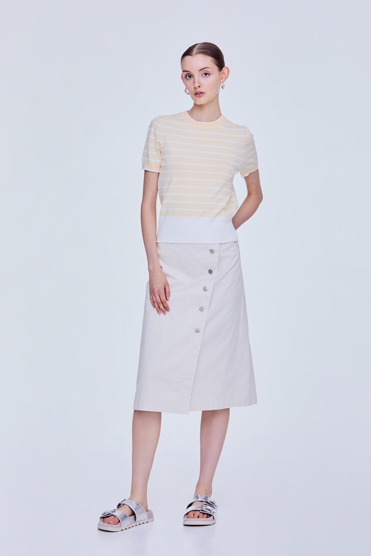 Cropped Knit Top