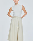 Belted Pleated Culottes